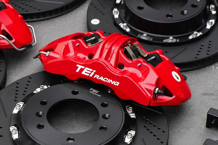 Audi A5 fitted with TEI P60EV+ brakes