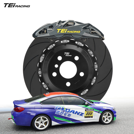 TEI Brakes — GTS4-R Four-Piston Rear Brake Kit — supplemental local image