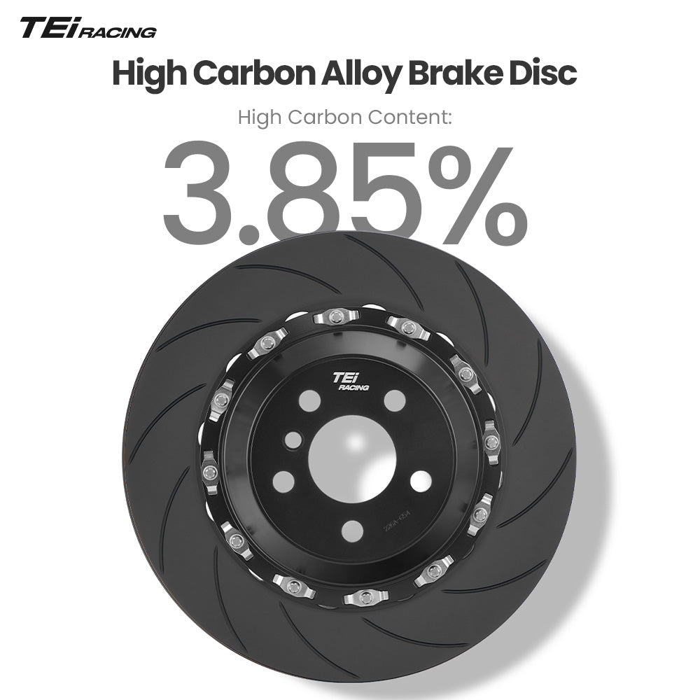 TEI Brakes — GTS4-R Four-Piston Rear Brake Kit — supplemental local image