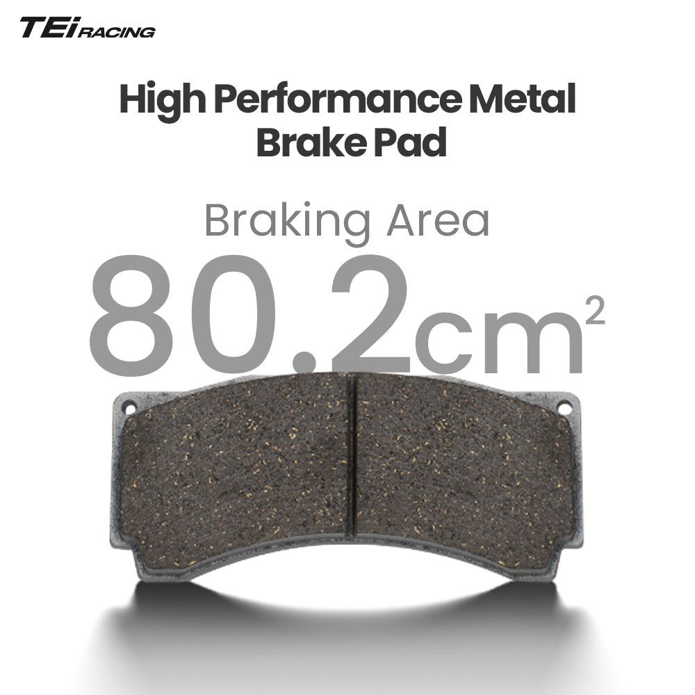 TEI Brakes — GTS6 Six-Piston Front Brake Kit — supplemental local image