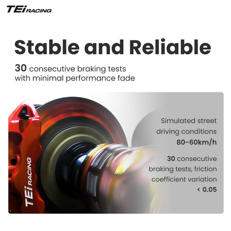 TEI Brakes — GTS4 Four-Piston Front Brake Kit — supplemental local image