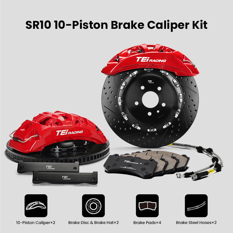 SR10 Ten-Piston Front Brake Kit