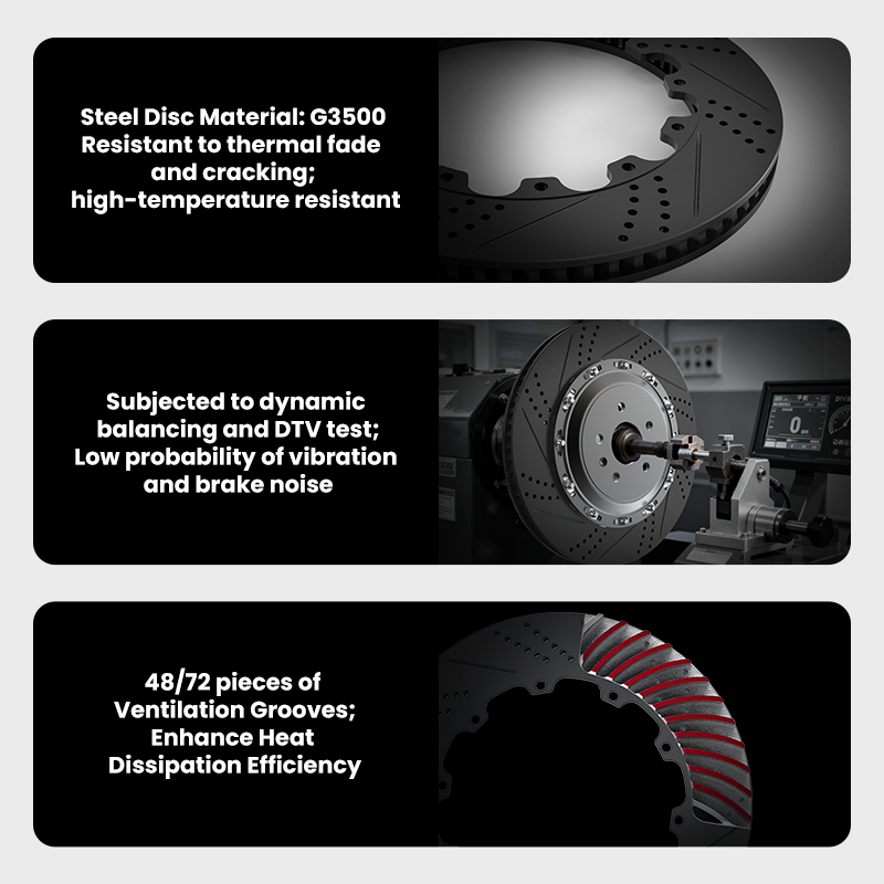 TEI Brakes — TEI G3500 high-carbon alloy brake disc