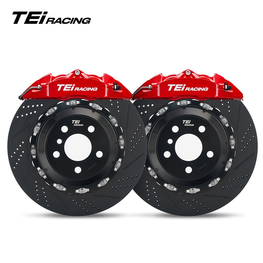 TEI Brakes — P40EV Four-Piston Front Brake Kit — product image
