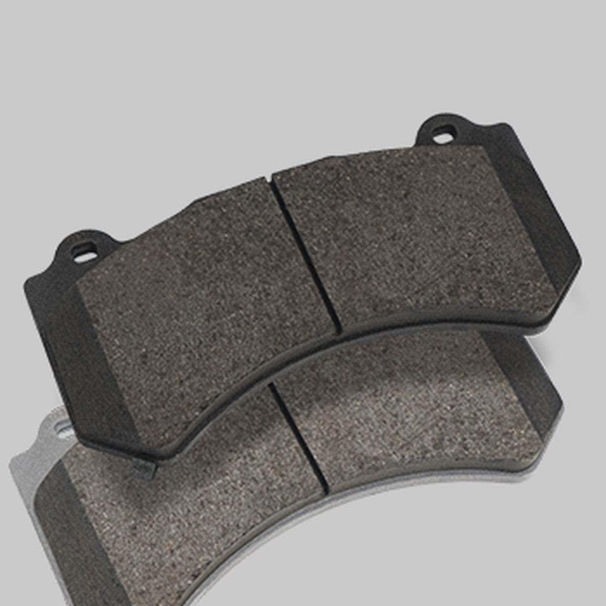 Brake pads on a light grey background